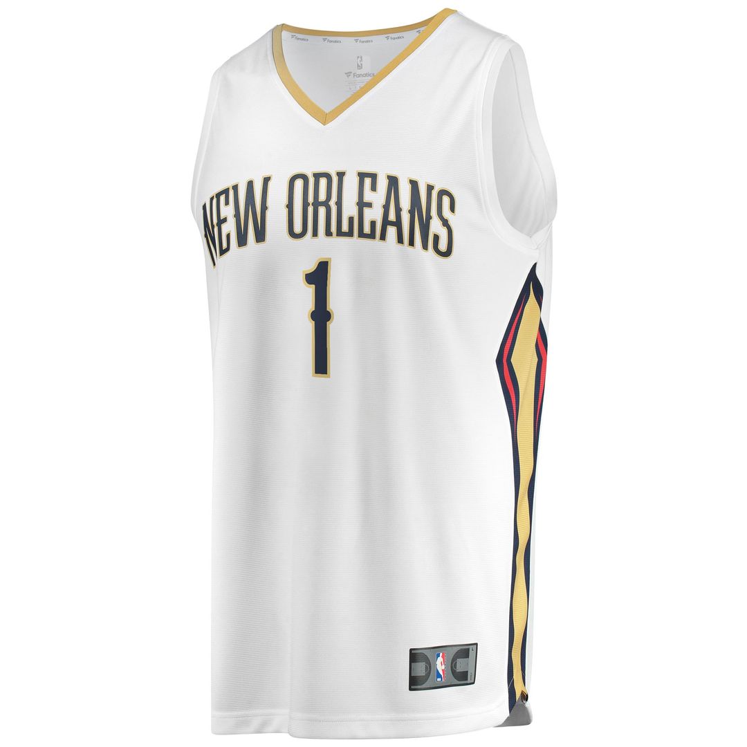 Zion Williamson New Orleans Pelicans Fanatics Replica Fast Break Jersey Red - Statement Edition