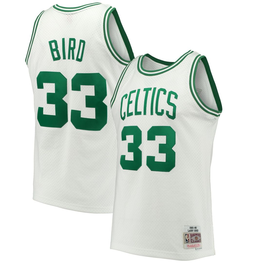 Larry Bird Boston Celtics Mitchell & Ness Hardwood Classics Swingman Jersey - Kelly Green