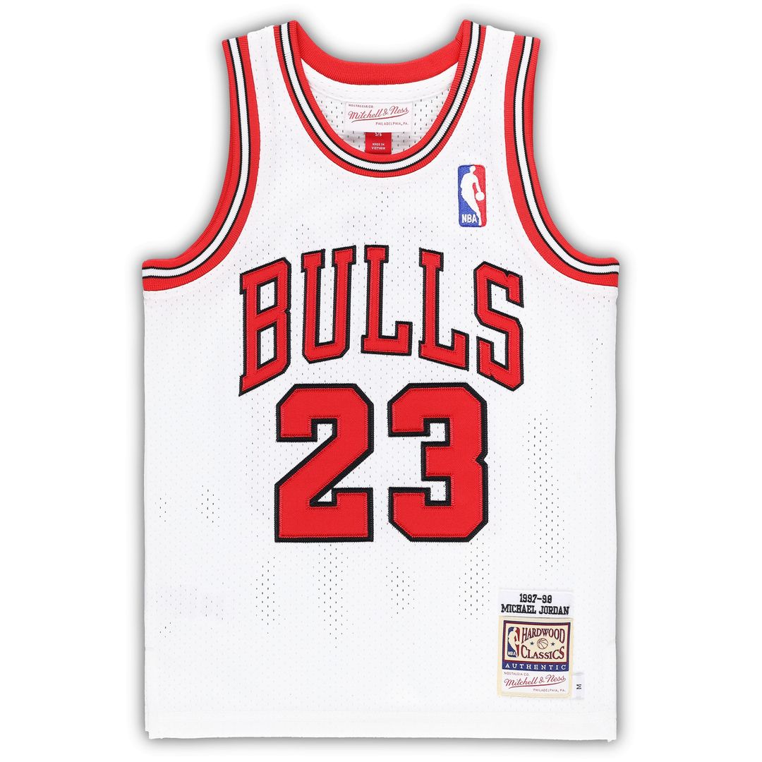Michael Jordan Chicago Bulls Mitchell & Ness Preschool 1997/98 Hardwood Classics Authentic Jersey - White