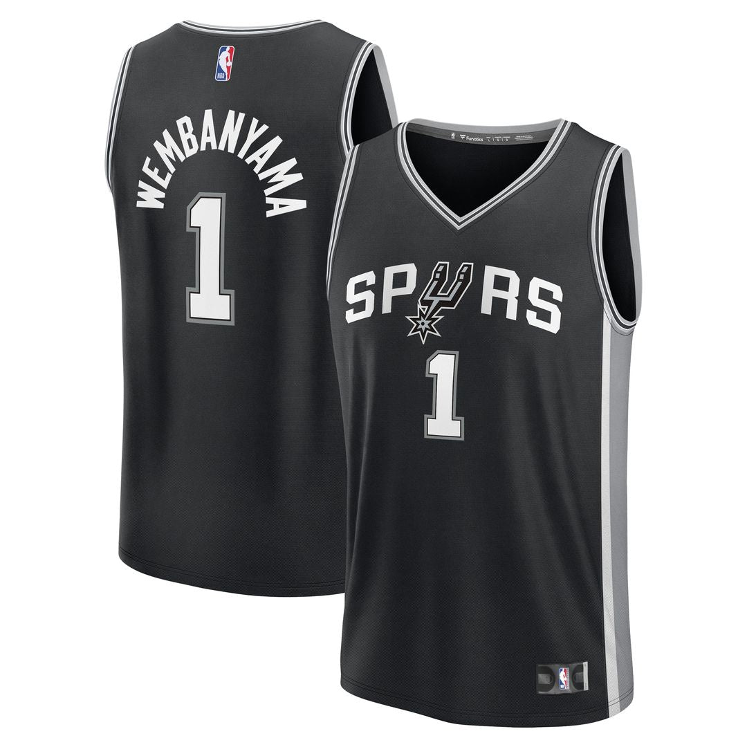 Victor Wembanyama San Antonio Spurs Fanatics Fast Break Replica Player Jersey - Icon Edition - Black