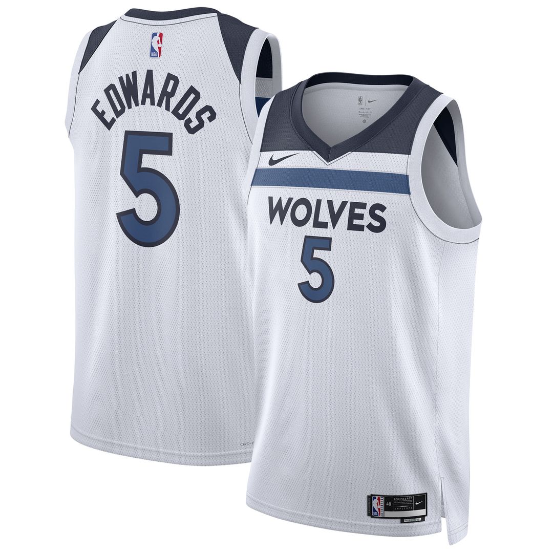 My Store Anthony Edwards Minnesota Timberwolves Nike Unisex Swingman Jersey - Association Edition - White