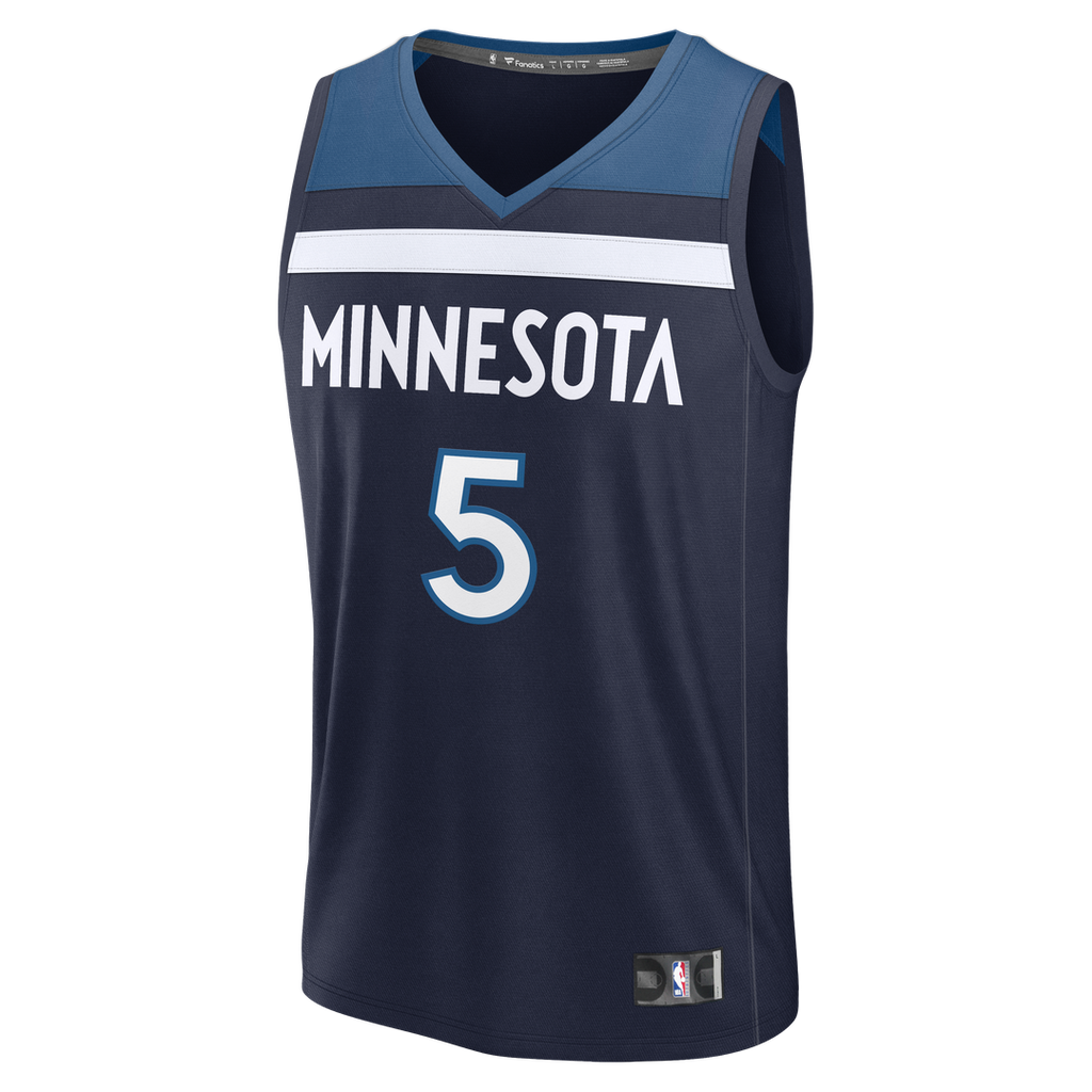 Anthony Edwards Minnesota Timberwolves Fanatics Fast Break Replica Player Jersey - Icon Edition - Navy